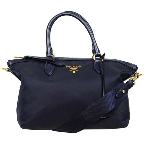 prada purses navy blue|dark blue prada bag.